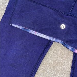 LULULEMON Purple Capri Leggings